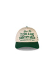 Tequila & Country Music Hat - Bone/Green