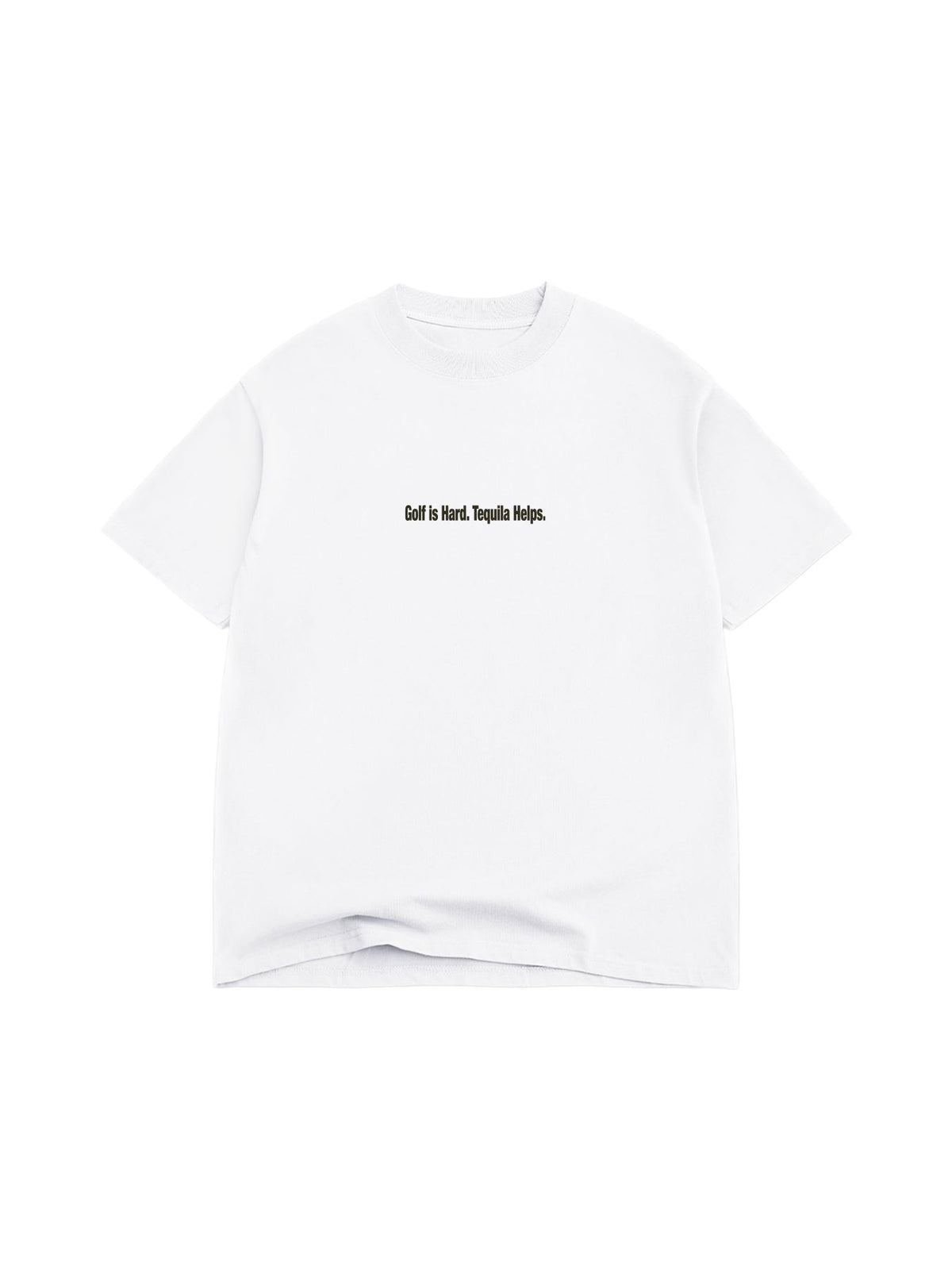 The Fairway Tee - Blanc White / Black